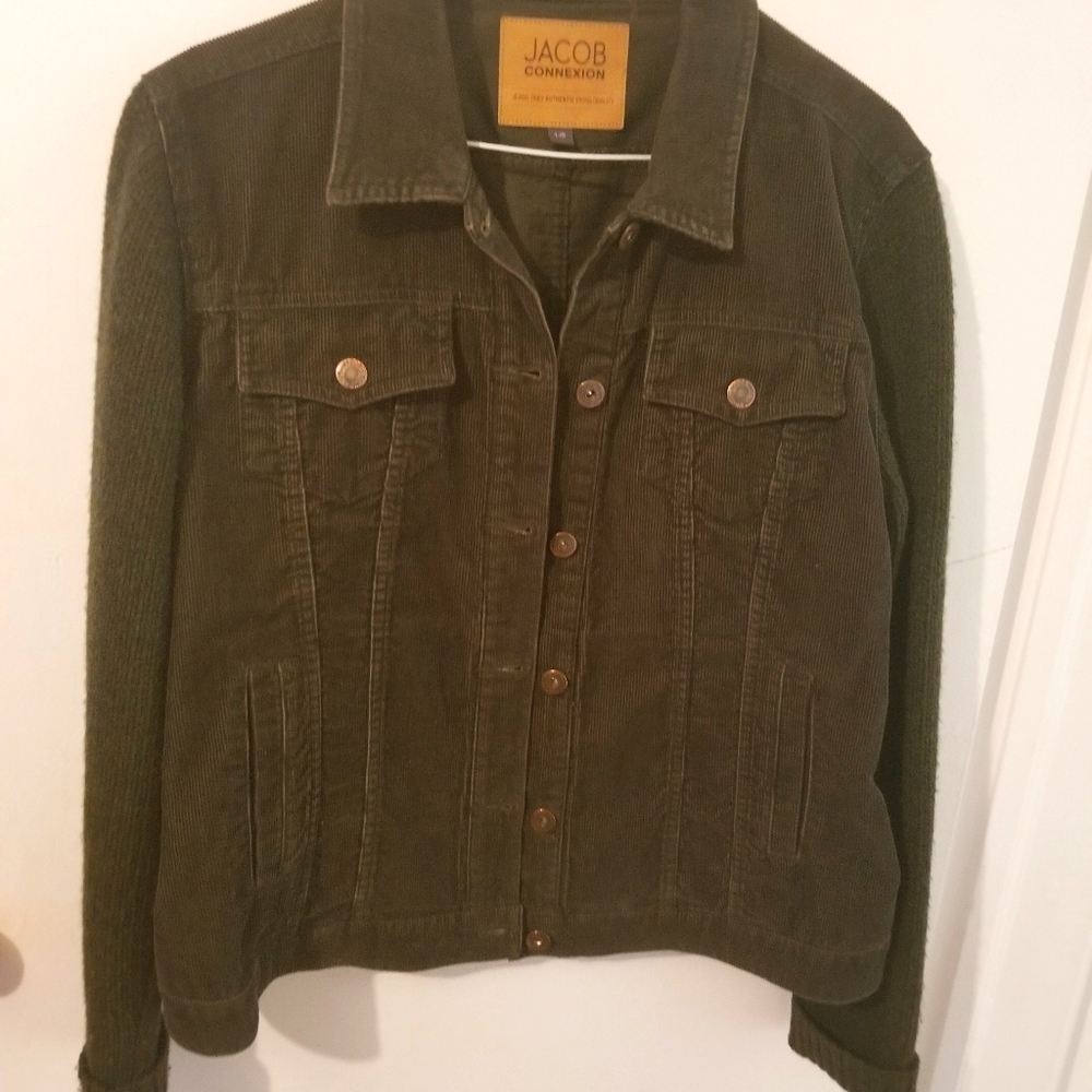 ๐ฅOLIVE GREEN JACKET - Picture 3 of 5